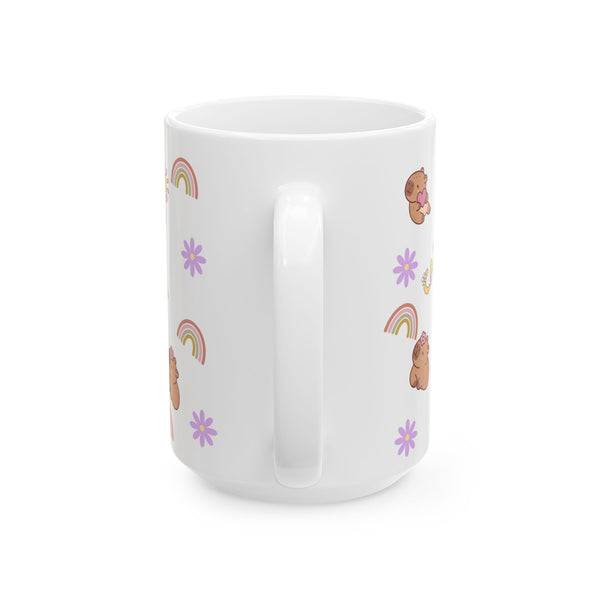 Cute Capybara Ceramic Mug