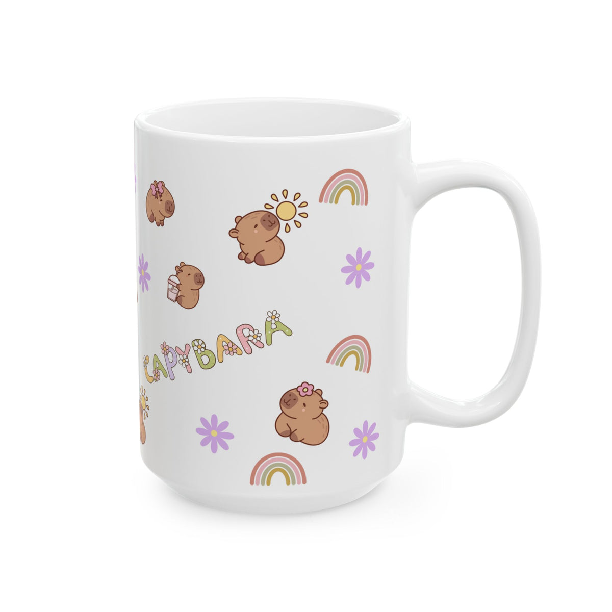 Cute Capybara Ceramic Mug