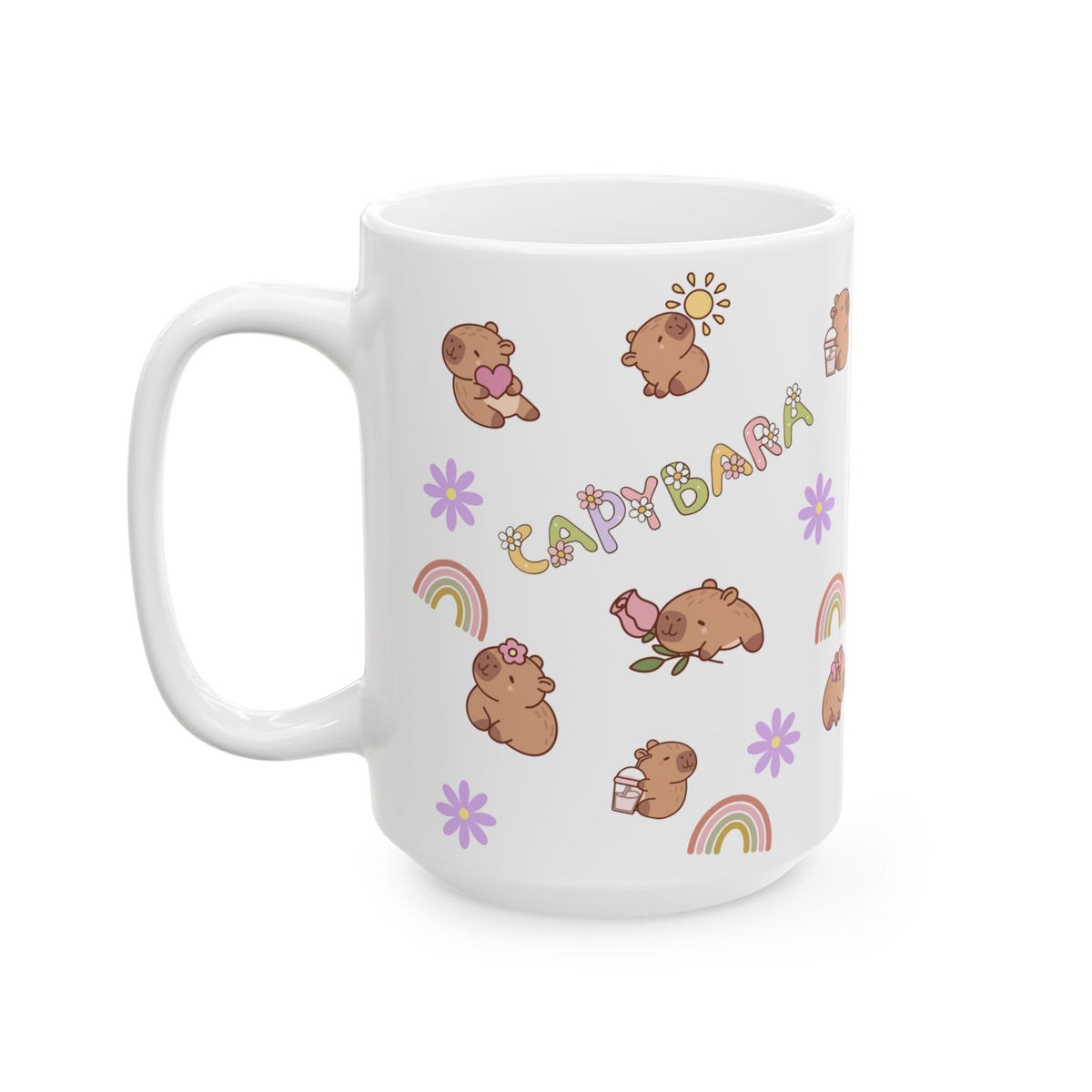 Cute Capybara Ceramic Mug