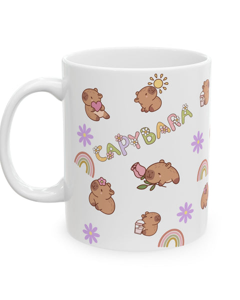 Cute Capybara Ceramic Mug | 11oz & 15oz