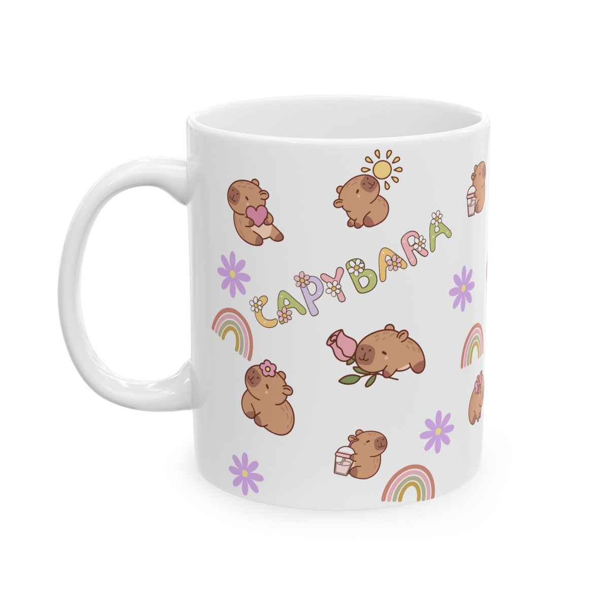 Cute Capybara Ceramic Mug