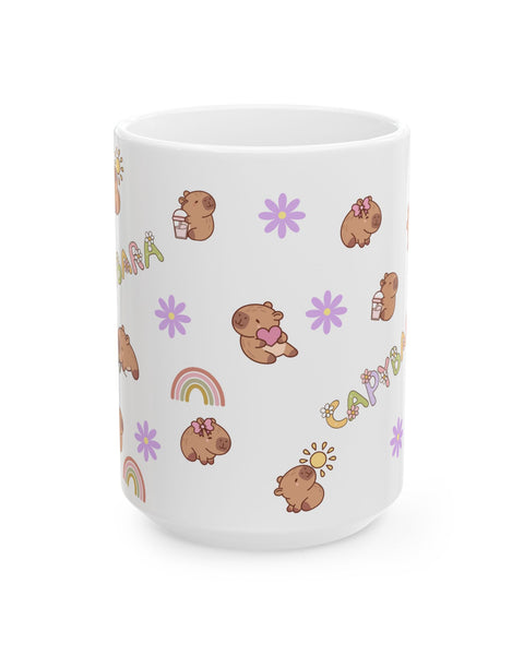 Cute Capybara Ceramic Mug