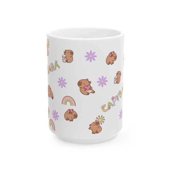 Cute Capybara Ceramic Mug