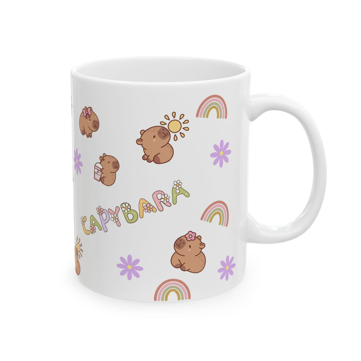 Cute Capybara Ceramic Mug