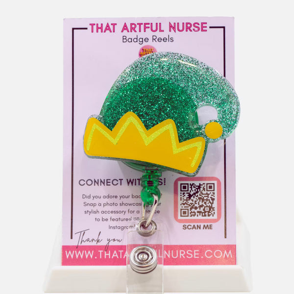 Elf Hat Badge Reel