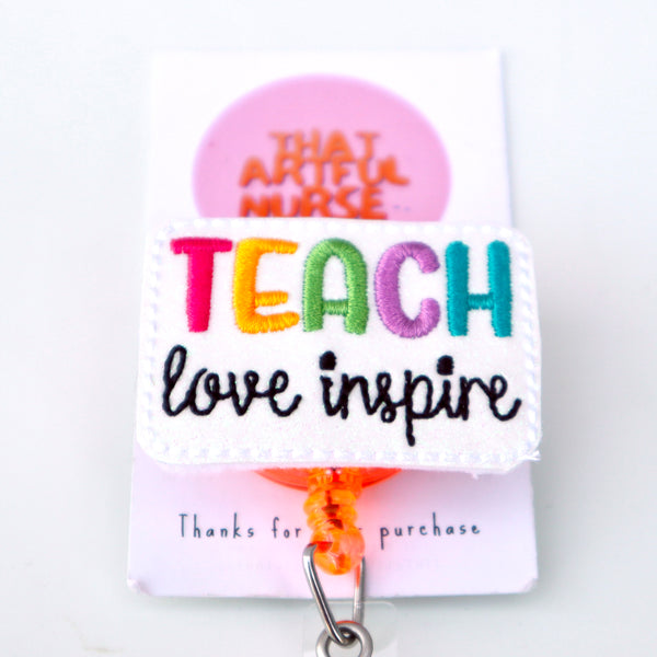 Teach Love Inspire Badge Reel