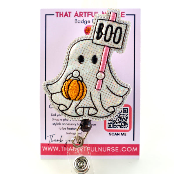 BOO Buddy Ghost Badge Reel