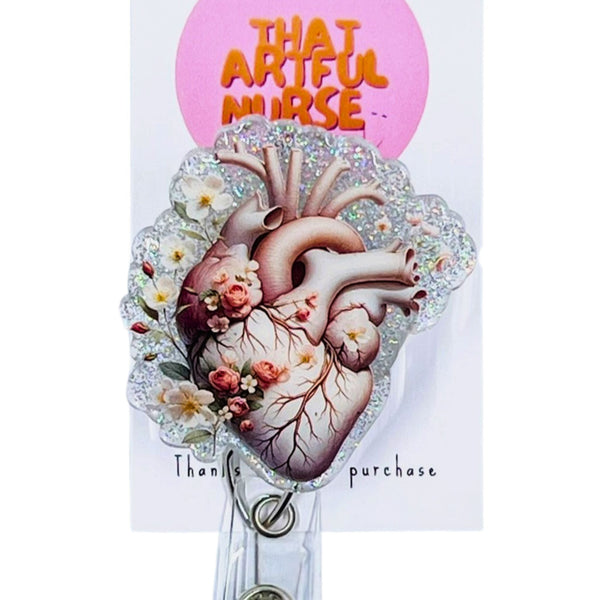 Aesthetic Floral Heart - That Artful Nurse
