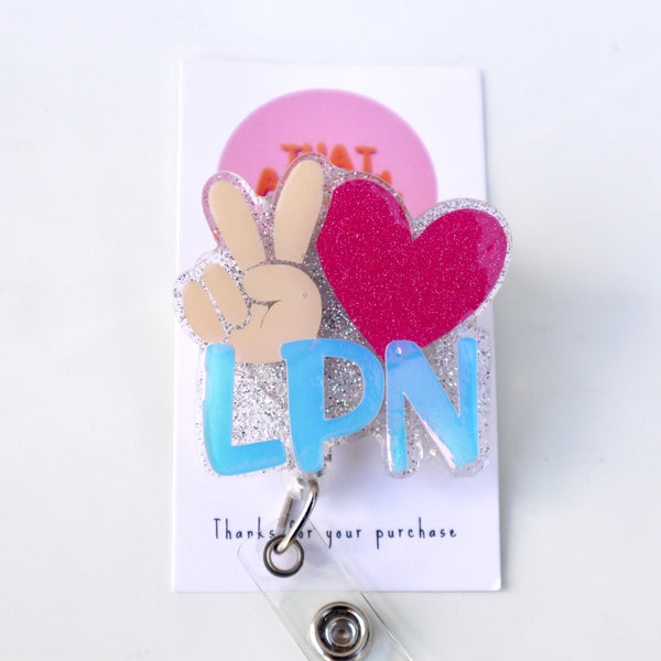 Peace & Love - LPN - That Artful Nurse