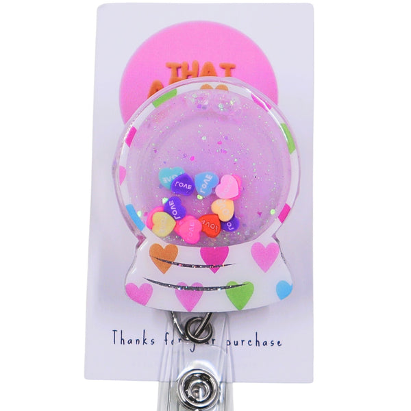 Valentine's Snow Globe Shaker - That Artful Nurse